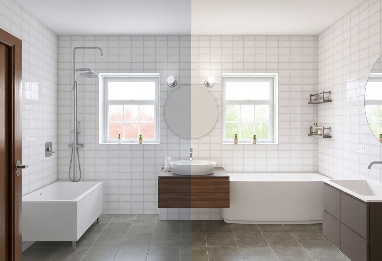 Choisir entre une rénovation partielle ou complète pour votre salle de bain : conseils et astuces