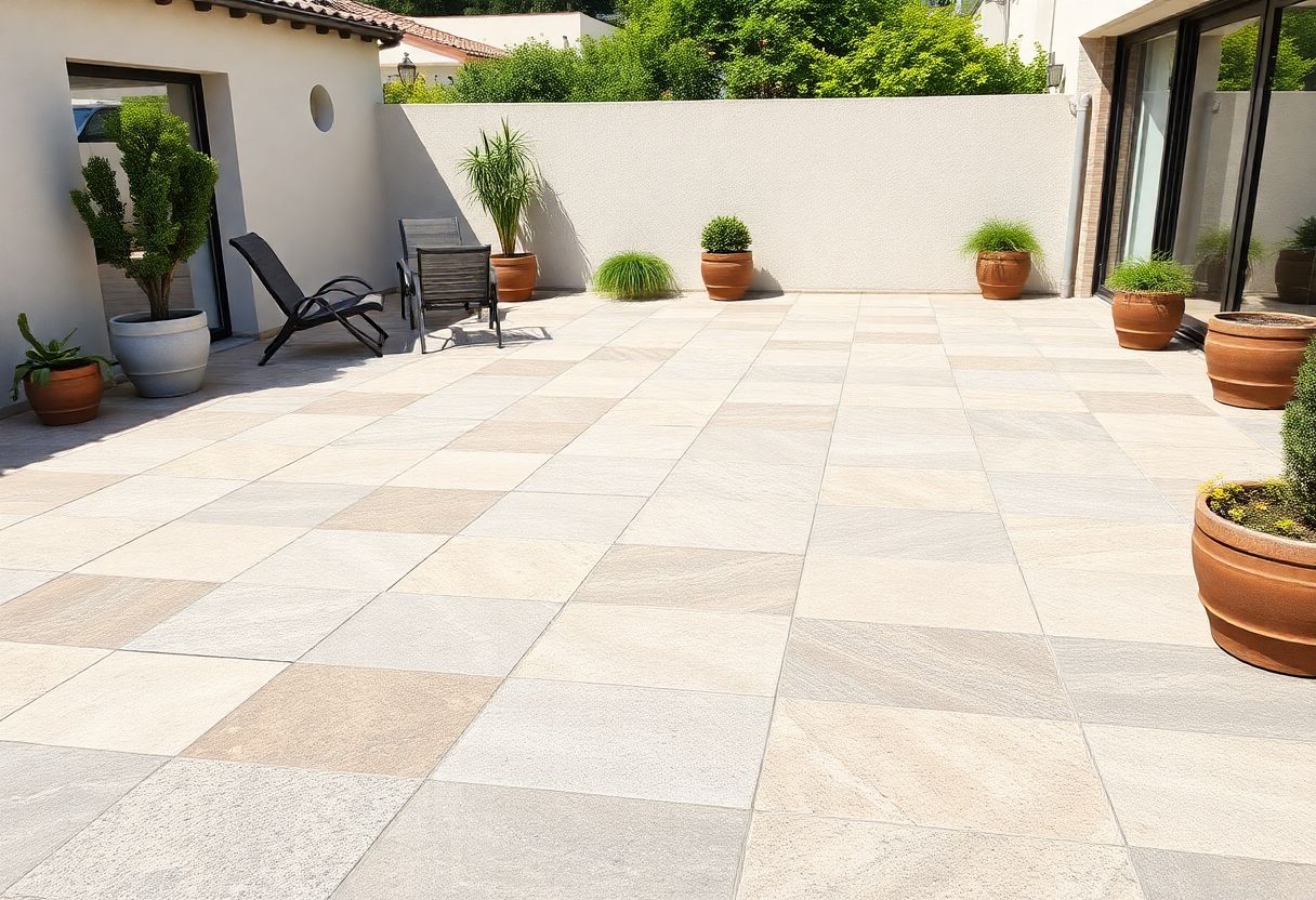 Créer une terrasse élégante avec du carrelage : guide complet et astuces pratiques